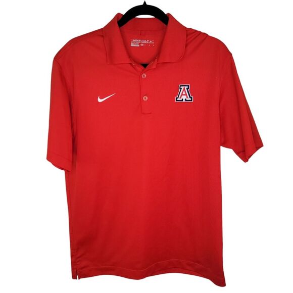 Nike Golf Elite Dri-FIT Arizona Wildcats Red Polo Shirt Medium - Picture 1 of 8